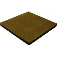 Плитка резиновая 500х500х40 желтая