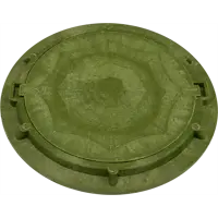 Люк дачный 1.5 т цвет зелёный