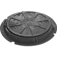 Люк дачный 3 т цвет чёрный