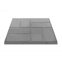 Плитка тротуарная, 330x330x35 мм цвет серый