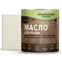 Масло для пола Здоровый дом цвет белый 1 л