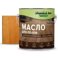 Масло для пола Здоровый дом цвет дуб 2.7 л