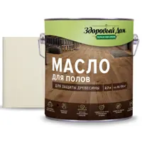 Масло для пола Здоровый дом цвет белый 2.7 л