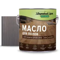 Масло для пола Здоровый дом цвет серый/голубой 2.7 л