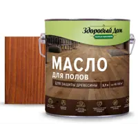 Масло для пола Здоровой дом цвет махагон 2.7 л