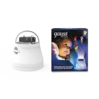 Ночник светодиодный Gauss со сменной проекцией, с выключателем