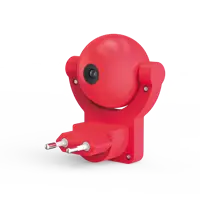 Ночник светодиодный Gauss с фиксированной проекцией цвет розовый