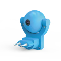 Ночник светодиодный Gauss с фиксированной проекцией цвет синий