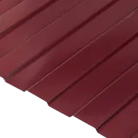 Профнастил С8 0.3 мм 1200x2000 мм RAL 3005 вишня