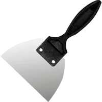 Шпатель резиновый Интек 86 мм, пластиковая ручка