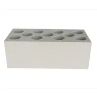 Кирпич рядовой силикатный пустотелый M150 белый 250x120x88 мм 1.4 НФ