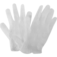 Перчатки одноразовые виниловые размер L 100 шт