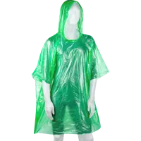 Плащ-дождевик пончо ГП1-3-З цвет зеленый размер универсальный