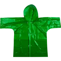 Плащ-дождевик детский ГП6-3-З цвет зеленый 6-8 лет