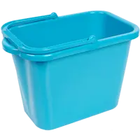 Ведро прямоугольное Idea 9.5 л пластик цвет бирюзовый