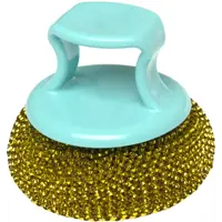 Мочалка-сетка полипропиленовая для мытья посуды с держателем