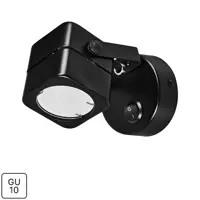Спот поворотный Misam 1 лампа GU10 4 м² цвет чёрный