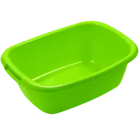 Таз овальный «Водолей» 24 л пластик цвет салатовый