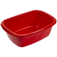 Таз овальный «Водолей» 32 л пластик цвет красный