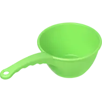 Ковш круглый Martika 2 л пластик цвет зелёный