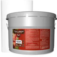 Грунт-эмаль по ржавчине 3 в 1 Empils гладкая цвет белый 10 кг