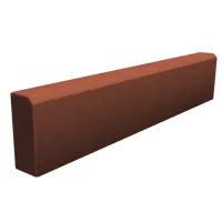 Тротуарный бордюр 1000x200x80 мм красный