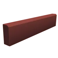 Тротуарный бордюр 1000x200x80 мм коричневый