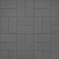 Тротуарная плитка Кирпичик 200x100x60 мм серый