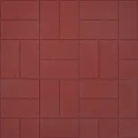 Тротуарная плитка Кирпичик 200x100x60 мм красный