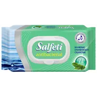 Салфетки влажные антибактериальные Salfeti SA-72, 72 шт.