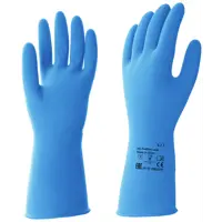 Перчатки латексные HQ Profiline размер S цвет синий