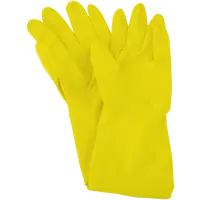 Перчатки латексные York с хлопковым напылением размер XL