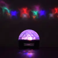 Диско-шар светодиодный 18x15 см 6 LED мультисвет MP3 SD пульт ДУ