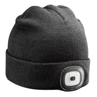 Шапка с фонариком Neo 81-621 цвет серый единый размер