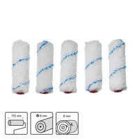 Валик сменный для водных красок Dexter 110 мм 5 шт