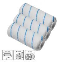 Валик сменный для водных красок Dexter 180 мм 3 шт