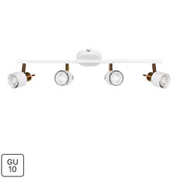 Спот поворотный Arte Lamp Almach 4 лампы GU10 12 м² цвет белый