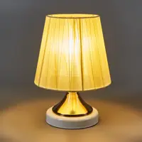 Настольная лампа Пассат, цвет белый/золото