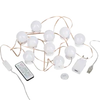 Подсветка светодиодная для зеркала 10W с пультом управления