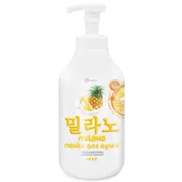 Гель-пенка для душа Grass Milana «Ананас» 0.75 л