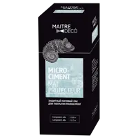 Защитный лак для микроцемента Maitre Deco «Microciment Protecteur» 2 компонента 0.83 кг