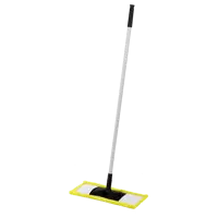 Швабра для пола с насадкой из микрофибры 110 см металлический черенок