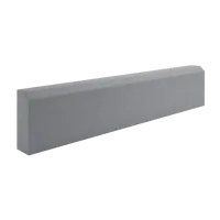 Камень бортовой 1000x200x80 мм серый