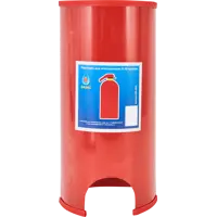 Подставка под огнетушитель Фаэкс ОГН-П10, 146x312x146 мм, металл, цвет красный