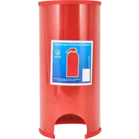 Подставка под огнетушитель Фаэкс П-10, 146x312x146 мм, металл, цвет красный