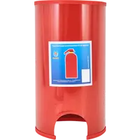 Подставка под огнетушитель Фаэкс П-15, 170x312x170 мм, металл, цвет красный