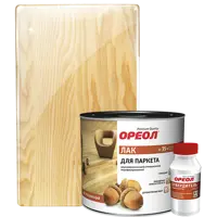 Лак паркетный Ореол с отвердителем глянцевый бесцветный 1.776 кг
