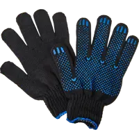 Перчатки хлопчатобумажные с ПВХ Профи размер единый