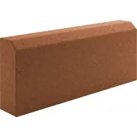 Камень бортовой 500x200x80 мм цвет красный