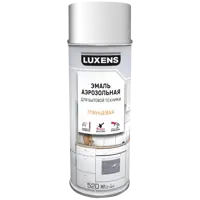 Эмаль аэрозольная для бытовой техники Luxens глянцевая цвет белый 520 мл